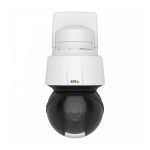 Imagen de la cámara de seguridad IP Axis con resolución 1920 x 1080, adecuada para instalaciones en interior y exterior. SKU 01958-301.