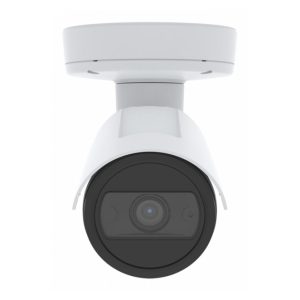 Axis 01997-001, cámara de vigilancia Bala para interior y exterior, resolución de 1920 x 1080 píxeles, montada en la pared.