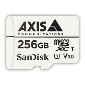 Tarjeta de memoria Axis 256 GB MicroSDXC UHS, SKU 02021-001, alta velocidad, ideal para dispositivos móviles y cámaras