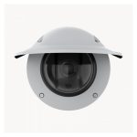 Imagen de la cámara de seguridad IP Axis modelo 02054-001, diseñada para uso interior y exterior, con resolución de 2688 x 1512 pixeles. SKU: 02054-001