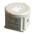 Switch Fast Ethernet Axis con PoE, modelo 02106-001, carcasa de aluminio.