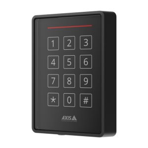 Imagen del lector RFID Axis 02145-001 en color negro. Ideal para sistemas de acceso y control. SKU 02145-001.