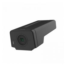 Cámara de vigilancia Axis, modelo 02164-031, adecuada para uso interior y exterior. Captura imágenes con una resolución de 2688 x 1512 pixeles y se puede instalar en la pared.