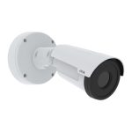 Imagen de la cámara de vigilancia Bala Axis, modelo IP para exteriores, con resolución de 384 x 288 píxeles. SKU 02176-001