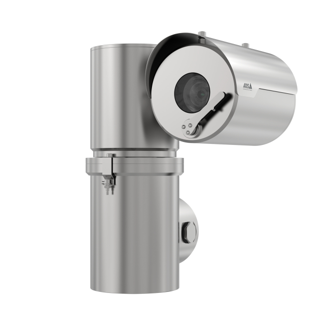 Axis cámara de vigilancia IP, alta definición 1920x1080 para techo y pared Axis 02278-001 cámara de vigilancia IP para interior y exterior, resolución de 1920x1080 píxeles, montable en techo o pared. SKU 02278-001.