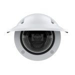 Imagen de la Axis 02328-001, cámara de vigilancia IP para exterior con resolución de 1920 x 1080 pixeles, montaje en techo o pared.