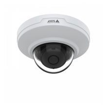 Cámara de seguridad IP Axis 02375-001 para uso interior, resolución 3840 x 2160 píxeles, adaptable a techo o pared.