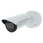 Imagen de la cámara de seguridad IP Axis Q1805-LE con resolución de 1920 x 1080 píxeles, adecuada para montaje en pared, color blanco. SKU: 02504-001