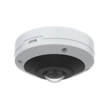 Imagen de la cámara de seguridad IP Axis M4317-PLVE, adecuada para interiores con una resolución de 2160 x 2160 píxeles. SKU: 02510-001.