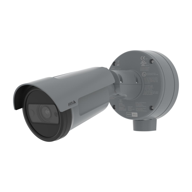 Axis cámara de vigilancia IP 4K para interior y exterior Axis 02534-001 cámara de vigilancia de forma bala, resolución 3840 x 2160 pixeles, para techo o pared, ideal para interior y exterior