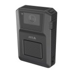 Axis W120 cámara corporal para torso, inalámbrica, CMOS 1920 x 1080 pixeles en negro con batería, Wi-Fi y Bluetooth, SKU 02583-002