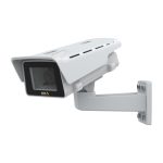 Cámara de seguridad Axis modelo 02622-001, IP, para interior y exterior con resolución de 1920x1080 pixeles, montada en una pared
