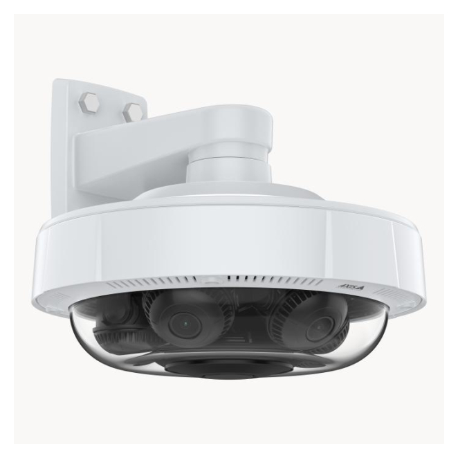 Axis P3737-PLE Almohadilla Cámara de seguridad IP Interior y exterior 2688 x 1944 Pixeles Techo 4 Vista anochecer con la Axis P3737-PLE
