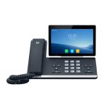Teléfono IP 2N D7A en color negro, con pantalla LCD y conectividad Wifi. SKU: 02660-001