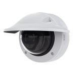 Imagen de la cámara de seguridad Axis modelo 02732-001 IP para exterior con resolución de 2592 x 1944 pixeles; ideal para techo o pared.