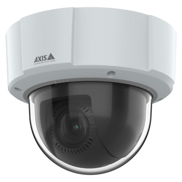 Cámara de seguridad IP Axis M5526-E con almohadilla, ideal para techo, uso interior y exterior, con resolución de 2688 x 1512 pixeles, SKU 02768-001