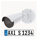 Axis 02811-001 cámara de vigilancia tipo bala con resolución 1920 x 1080 pixeles para uso exterior montada en la pared
