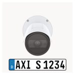 Axis 02811-001 cámara de vigilancia tipo bala con resolución 1920 x 1080 pixeles para uso exterior montada en la pared