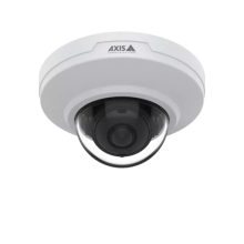 Cámara de vigilancia IP de Axis, modelo 02832-001, en forma de bala y con resolución de 2688 x 1512 pixeles, diseñada para interiores y montada en el techo