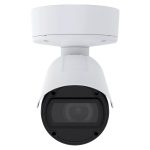 Imagen de la cámara de seguridad Axis Q1809-LE, tipo bala para exteriores con resolución 7680 x 4320 pixeles, montada en techo o pared. SKU 02870-001