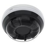 Cámara de seguridad Axis 02897-001 IP para exteriores con resolución 2592 x 1944 píxeles, montada en techo o pared.