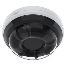 Cámara de seguridad Axis 02897-001 IP para exteriores con resolución 2592 x 1944 píxeles, montada en techo o pared.