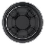 Cámara de seguridad Axis 02897-001 IP para exteriores con resolución 2592 x 1944 píxeles, montada en techo o pared.