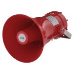 Vista de la cámara de seguridad Axis modelo XC1311, de 1 vía alámbrica en color rojo - SKU 02962-001