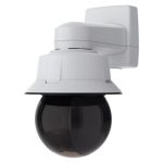 Imagen de la cámara de seguridad Axis Q6358-LE PTZ IP para interiores y exteriores. Resolución 4K, montaje en techo. SKU 02977-002.