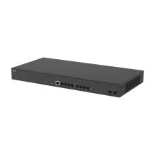 Switch Axis modelo D8308, 8 puertos Gigabit, con funcionalidad L2 y L3, color negro. SKU 03063-002
