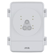 Gabinete para cámaras de seguridad Axis TQ1817-VE, resistente a la intemperie, SKU 03085-001.