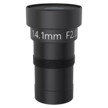 Imagen de Axis cámaras de seguridad con montaje para vivienda, SKU 03140-001, mostrando su lente duradero