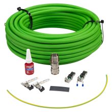 Cable de red Axis 03309-001 verde de 10 metros Cat6a para cámaras de seguridad