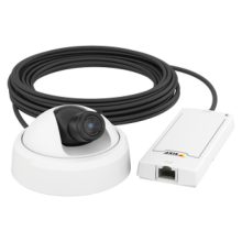 Imagen de la cámara de vigilancia Axis modelo 0928-001 con resolución de 1920x1020 pixeles, adecuada para instalación en techo o pared y uso en interiores