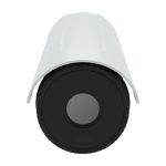 Imagen de la cámara de vigilancia Axis modelo 0979-001 con forma de Bala, apta para exterior, resolución de 384 x 288 pixeles, para montaje en techo o pared