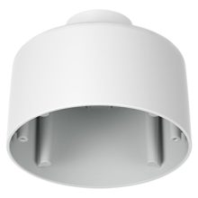 Carcasa protectora Canon modelo PC30VE-VB con visera integrada, SKU 1736C001, diseñada para cámaras de seguridad