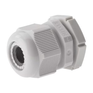 Axis sujetacables blanco para cámaras de seguridad, modelo 5503-831. Ideal para organización y seguridad del cableado.