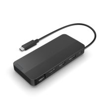 Base para portátil y replicador de puertos Lenovo, conexión Alámbrica USB 3.2 Gen 1 (3.1 Gen 1) Type-C, color Negro, SKU 40B90000WW