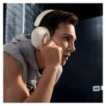 Auriculares inalámbricos Baseus Bass 35 Max, diadema para llamadas y música con conectividad Bluetooth y USB Tipo C en color blanco. SKU: A00070800821-00