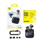 Baseus 35 True auriculares inalámbricos dentro de oído con Bluetooth, USB tipo C y color negro, SKU A00073800123-00