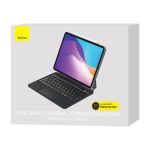 Teclado Baseus Brilliance de 10.9 pulgadas en color gris, SKU ARJK020013, con retroiluminación