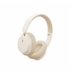 Auriculares Baseus Bowie D05 en blanco con opciones inalámbricas y alámbricas, perfectos para llamadas y música. SKU: NGTD020202