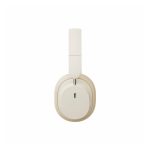 Auriculares Baseus Bowie D05 en blanco con opciones inalámbricas y alámbricas, perfectos para llamadas y música. SKU: NGTD020202