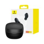 Baseus WM01 auriculares inalámbricos de color negro para llamadas y música, con conector USB Tipo C y tecnología Bluetooth, SKU NGTW370001
