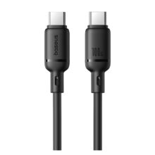 Cable USB Tipo C Baseus Silky de 100W, 2 metros de largo, color negro, SKU P10377704113-01