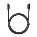 Cable USB Tipo C Baseus Silky de 100W, 2 metros de largo, color negro, SKU P10377704113-01