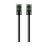 Cable de red RJ45 Cat6 de 1 metro de Belkin en color negro para conexiones de alta velocidad, SKU A3L981BT01MBKHS
