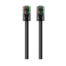 Cable de red RJ45 Cat6 de 1 metro de Belkin en color negro para conexiones de alta velocidad, SKU A3L981BT01MBKHS