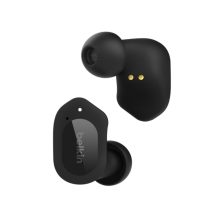 Belkin SOUNDFORM Play auriculares inalámbricos de oído en color negro, diseñados para llamadas y música con conexión USB Tipo C y Bluetooth. SKU: AUC005BTBK
