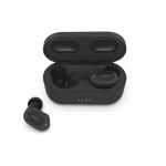 Belkin SOUNDFORM Play auriculares inalámbricos de oído en color negro, diseñados para llamadas y música con conexión USB Tipo C y Bluetooth. SKU: AUC005BTBK